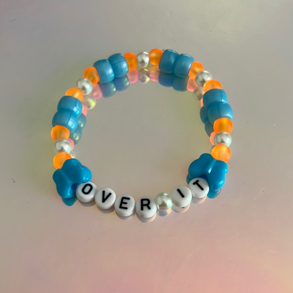 “Over It” 🦋 Kandi Bracelet